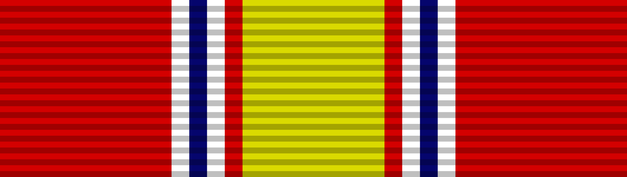 image of us national defense service medal ribbon